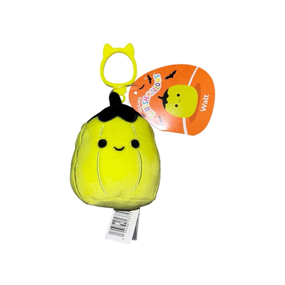 Squishmallows Walt Green and Black Pumpkin Plush Keychain - Picture 5 of 5